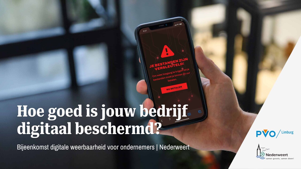 Bijeenkomst digitale weerbaarheid