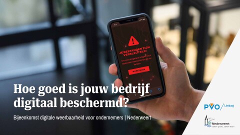Bijeenkomst digitale weerbaarheid